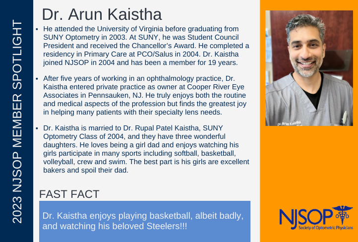 2023 Member Spotlight - Dr. Arun Kaistha